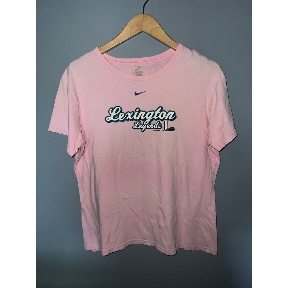 Nike Lexington Legends Baseball Graphic T-Shirt Pink XL Short Sleeve MiLB